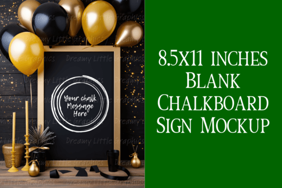 Download Golden Glow New Year's Eve Chalkboard - Gold Collection