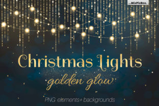 Download Christmas Lights Golden Glow - Gold Collection